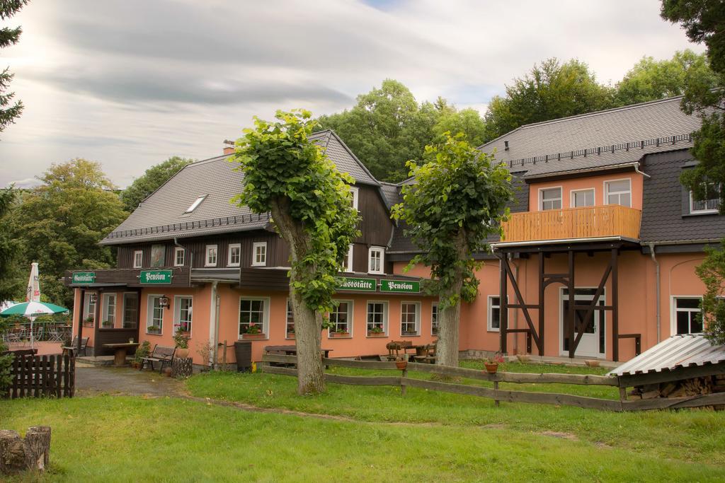 Restaurant & Pension Forsthaus Hain Kurort Oybin Exteriör bild