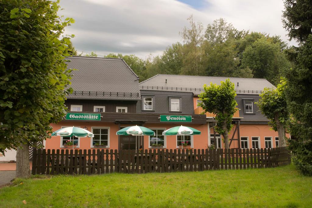 Restaurant & Pension Forsthaus Hain Kurort Oybin Exteriör bild